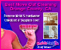 Move Out Cleaning - Deposit Back - Orange County, CA